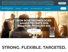 Tablet Screenshot of ironbow.com